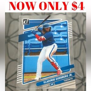 Vladimir Guerrero Jr 2021 Donruss Toronto Blue Jays Baseball Card